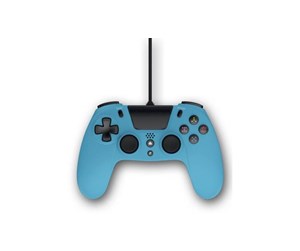 Spill - Tilbehør - Gioteck VX4 Wired Blue Controller for PS4 - Controller - Sony PlayStation 4 - 0812313015714