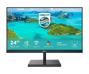 Skjerm - 24" Philips E-line 245E1S - 2560x1440 - 75Hz - IPS - 245E1S/00