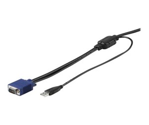 KVM-kabel - StarTech.com 15ft / 4.6m USB KVM Cable for Rackmount Consoles - VGA and USB - video / USB cable - 4.6 m - RKCONSUV15