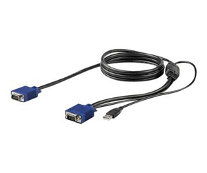 KVM-kabel - StarTech.com 6ft / 1.8m USB KVM Cable for Rackmount Consoles - VGA and USB - video / USB cable - 1.8 m - RKCONSUV6