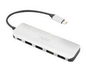 USB-hub - DIGITUS DA-70242-1 - hub - 4 ports USB-hub - 4 porter - Hvit - DA-70242-1