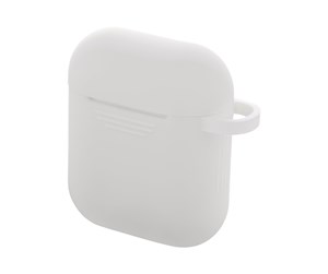 Hodetelefoner - Deltaco AirPods Silicon Case white - MCASE-AIRPS002