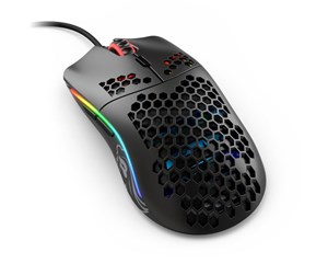 Mus - Glorious Model O- (Small) - Matte Black - Gaming mus - Optisk - 6 - Svart med RGB-lys - GOM-BLACK