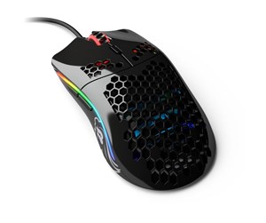 Mus - Glorious Model O- (Small) - Glossy Black - Gaming mus - Optisk - 6 - Svart med RGB-lys - GOM-GBLACK