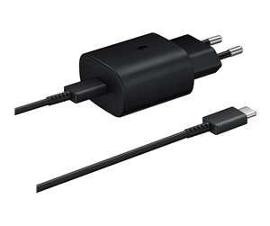 Mobil - Adaptere og ladere - Samsung 25W USB-C Power Adapter (Incl. cable) - Black - EP-TA800XBEGWW