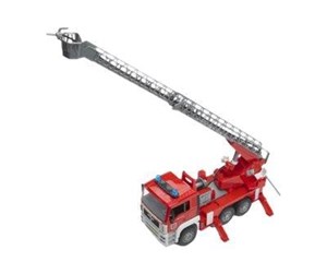 Leketøysbil - Bruder MAN TGA Fire engine with water pump w.Light & Sound Module - 02771