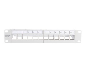 Tilbehør - DIGITUS DN-91419 Modular Patch Panel 12-port - DN-91419