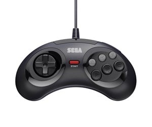 Spill - Tilbehør - Retro-Bit SEGA MD 6-button PadBlack - Controller - Sega Mega Drive - 7350002936832