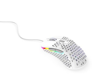 Mus - Xtrfy M4 RGB - White - Gaming mus - Optisk - 6 - Grå - XG-M4-RGB-WHITE