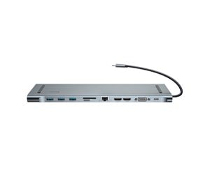 Dokkingstasjon - Baseus Enjoyment Series USB-C Docking Station - CATSX-G0G