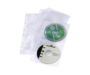 Lagrings-tilbehør - DURABLE CD/ DVD Cover Pocket Light S - 5282-19