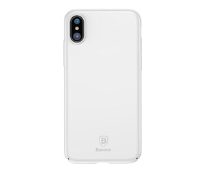 Mobil - Deksel og etui - Baseus Thin Case for iPhone X/XS - White - WIAPIPHX-ZB02