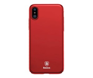 Mobil - Deksel og etui - Baseus Thin Case for iPhone X/XS - Red - WIAPIPHX-ZB09