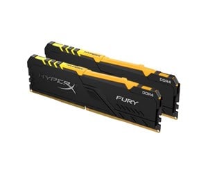 RAM - Kingston HyperX FURY RGB DDR4-3200 C16 DC - 16GB - HX432C16FB3AK2/16