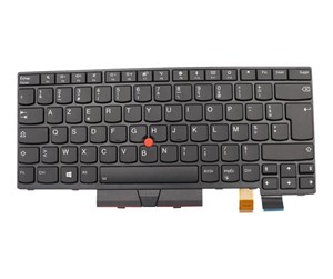 Tastatur - Lenovo Lite-On - Bærbart tastatur - til utskifting - Fransk - Svart - 01AX580