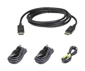 KVM-kabel - ATEN CABLE KIT DisplayPort 1.2 /USB/SP L:1.8M - 2L-7D02UDPX4