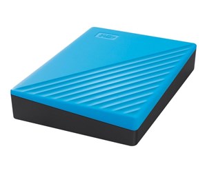 Hard drive - External - WD My Passport - Ekstern Harddisk - 4TB - Blå - WDBPKJ0040BBL-WESN