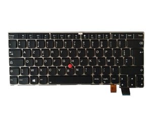 Tastatur - Lenovo Chicony - Bærbart tastatur - til utskifting - Fransk - Svart - 01ER880