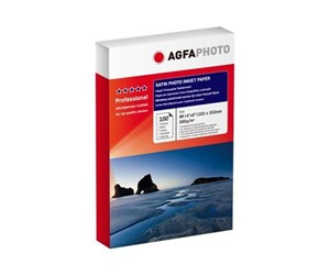 Papir, Fotopapir & Etiketter - Agfa Photo - photo paper - 100 sheet(s) - 102 x 152 mm - 260 g/m² - AP260100A6S