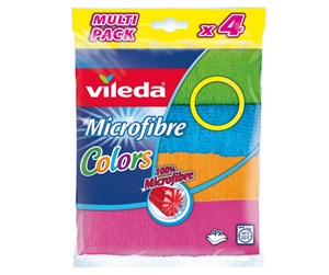 Rengjøring - Vileda Microfibre Colors cloth 4 pcs. - 4023103192577