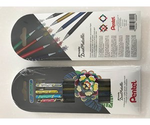 Skrive- & Tegneverktøy - Pentel K110-4XZ Dual Metallic Roller - K110-4XZ