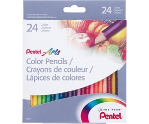 Skrive- & Tegneverktøy - Pentel CB8-24U Color Pencils 24 pcs. - CB8-24