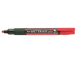 Skrive- & Tegneverktøy - Pentel SMW26-B Wet Erase blackboard Red - SMW26-BO