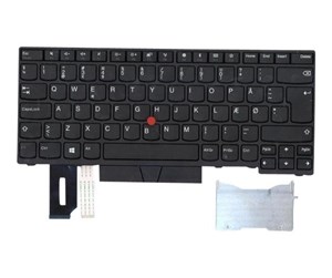 Tastatur - Lenovo Chicony - Bærbart tastatur - til utskifting - Dansk - Svart - 01YP249