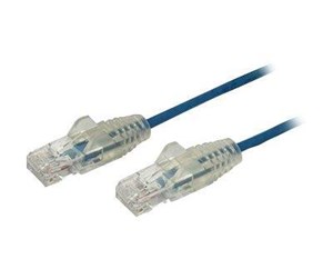 Nettverkskabel - 2m CAT6 Cable - Blue Slim CAT6 Patch Cord - Snagless - LSZH - patch cable - 2 m - blue - N6PAT200CMBLS