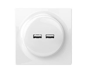 Smarthus - Fibaro Walli N USB Outlet White - FGWU-021