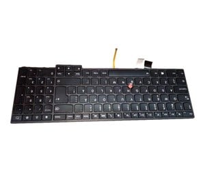 Tastatur - Lenovo Chicony - Bærbart tastatur - til utskifting - Finsk - Svart - 00HN291