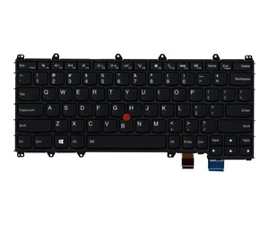 Tastatur - Lenovo Chicony - Bærbart tastatur - til utskifting - Amerikansk Engelsk - Svart - 00PA124