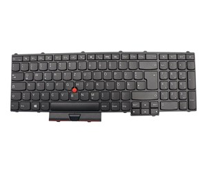 Tastatur - Lenovo Darfon - Bærbart tastatur - til utskifting - Tysk - Svart - 00PA341