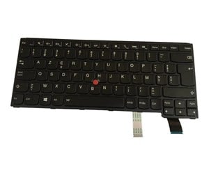 Tastatur - Lenovo Darfon - Bærbart tastatur - til utskifting - Belgisk - Svart - 00UR243