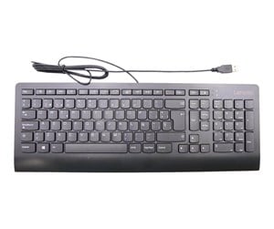 Tastatur - Lenovo Slim - keyboard - Spanish - black - Tastatur - Spansk - Svart - 00XH521