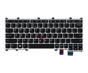 Tastatur - Lenovo Chicony - Bærbart tastatur - til utskifting - Universal - Svart - 01AV746