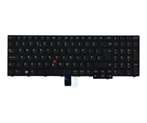 Tastatur - Lenovo Chicony - Bærbart tastatur - til utskifting - Engelsk - Storbritannia - Svart - 01AX149