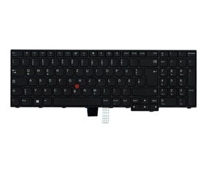 Tastatur - Lenovo Darfon - Bærbart tastatur - til utskifting - Tysk - Svart - 01AX172