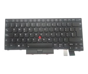 Tastatur - Lenovo Darfon - Bærbart tastatur - til utskifting - Spansk - Svart - 01AX538