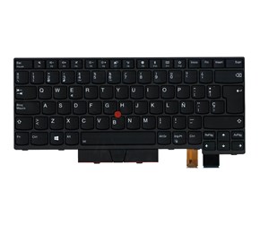 Tastatur - Lenovo Chicony - Bærbart tastatur - til utskifting - Spansk - Svart - 01AX497