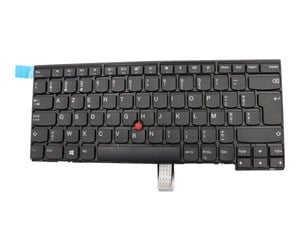 Tastatur - Lenovo Chicony - Bærbart tastatur - til utskifting - Belgisk - Svart - 01EN474