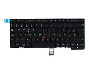 Tastatur - Lenovo Chicony - Bærbart tastatur - til utskifting - Spansk - Svart - 01EN478