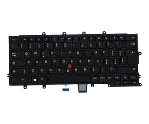 Tastatur - Lenovo Chicony - Bærbart tastatur - til utskifting - Italiensk - Svart - 01EN565