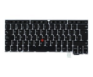 Tastatur - Lenovo Chicony - Bærbart tastatur - til utskifting - Spansk - Sølv - 01EN774