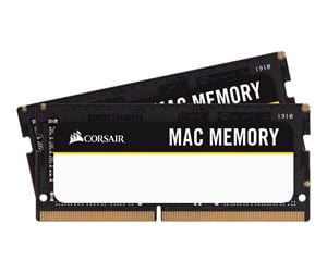 RAM - Corsair Apple Mac Memory DDR4-2666 - 16GB - CL18 - Dual Channel (2 pcs) - Svart - CMSA16GX4M2A2666C18