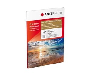 Papir, Fotopapir & Etiketter - Agfa Photo - photo paper - 20 sheet(s) - A4 - 260 g/m² - AP26020A4N