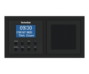 DAB, nettverks- og klokkeradio - TechniSat DigitRadio UP 1 - DAB/DAB+/FM - Mono - 0000/3900