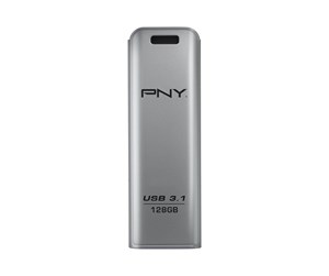 Minnepenn - PNY Elite Steel - 128GB - Minnepenn - FD128ESTEEL31G-EF