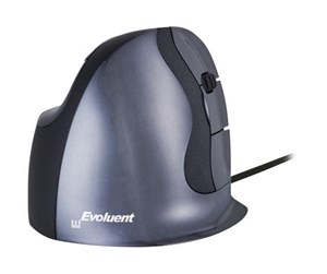 Mus - Bakker Elkhuizen Evoluent D Small - mouse - Vertical mouse - 6 - Svart - BNEEVRDS