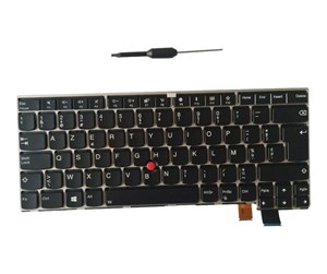 Tastatur - Lenovo Chicony - Bærbart tastatur - til utskifting - Belgisk - Sølv - 01ER875